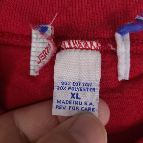 Vintage Jerzees Sweatshirt Adult XL Red Nubian Queen Art Crewneck USA Made - Picture 6 of 15